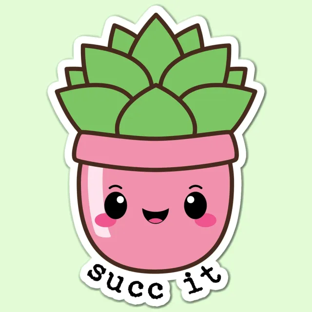 Mugsby Succ It kop 325 ml hvid keramik sjov