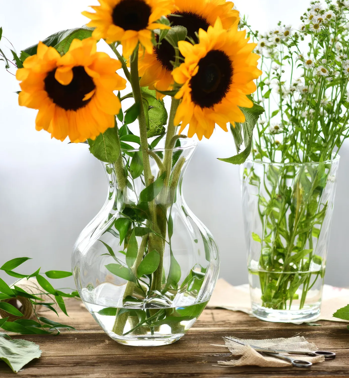 Krosno Home Classic vase 28 cm riflet glas