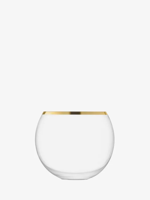 LSA Luca tumbler glas guld 2 stk