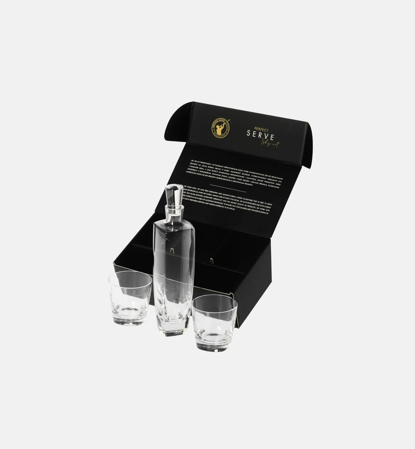 Krosno Sky whiskysæt 3 dele karaffel og glas