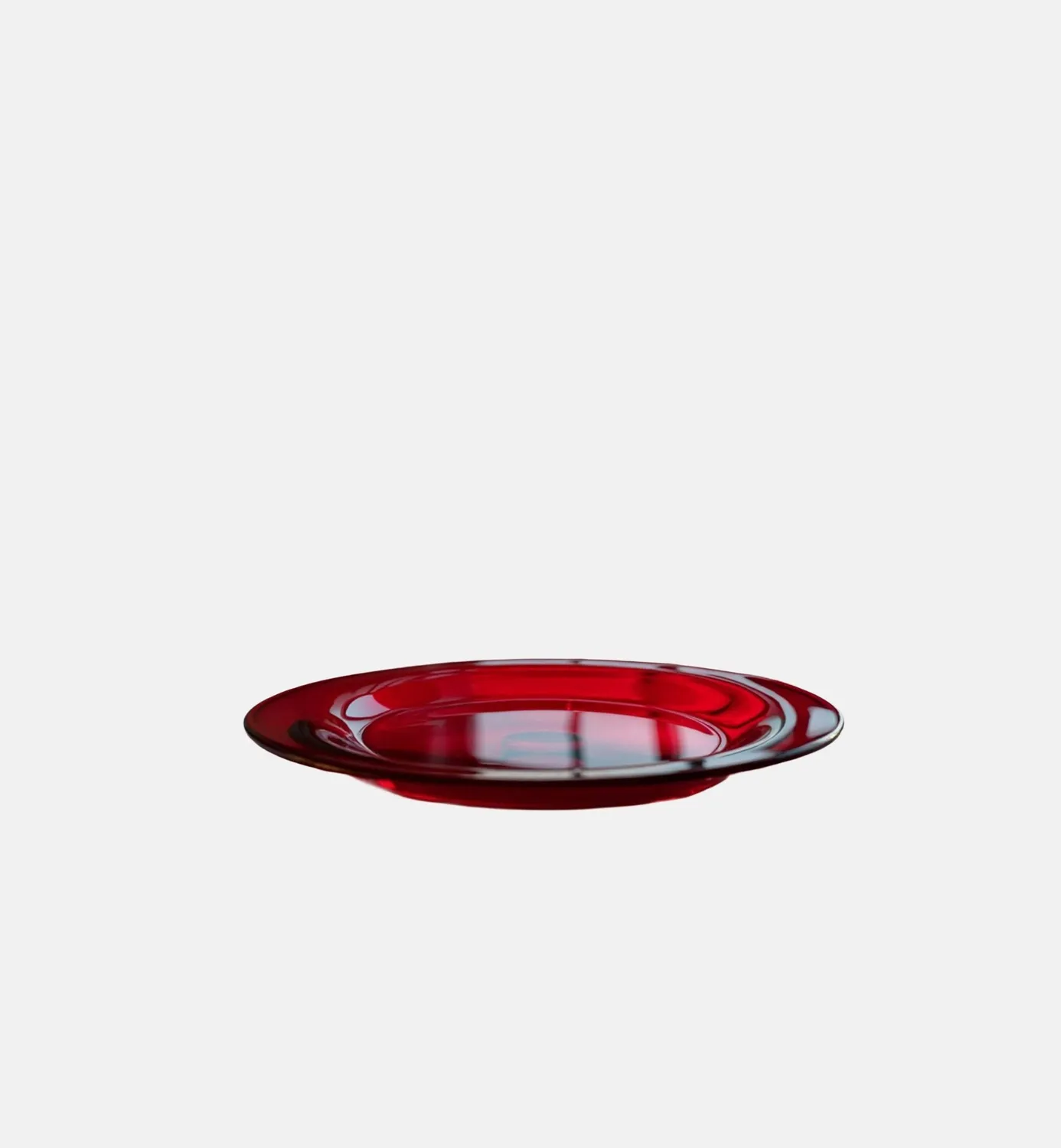 Krosno Gemstone fad i rubin krystal 34 cm