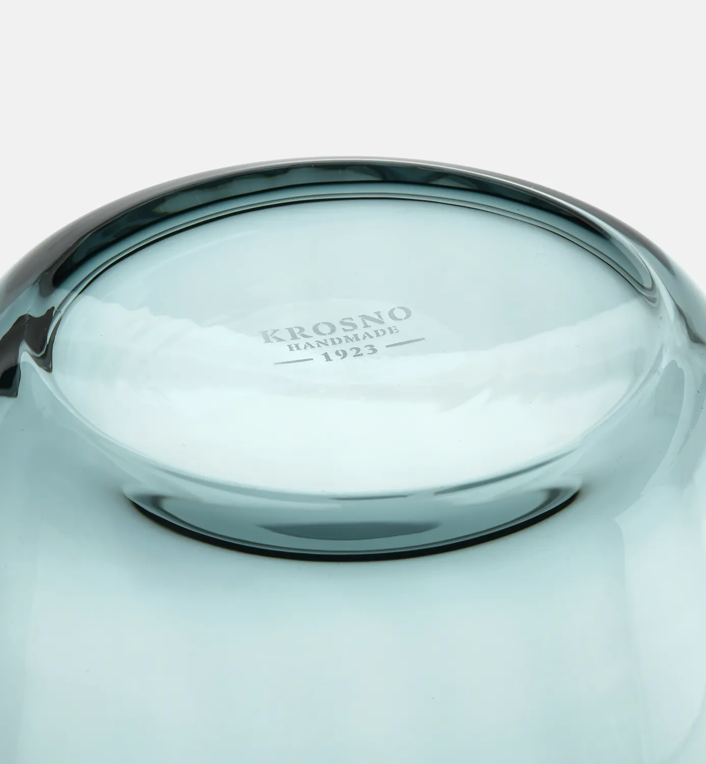 Krosno Ballerina vase 40 cm aquamarine glas