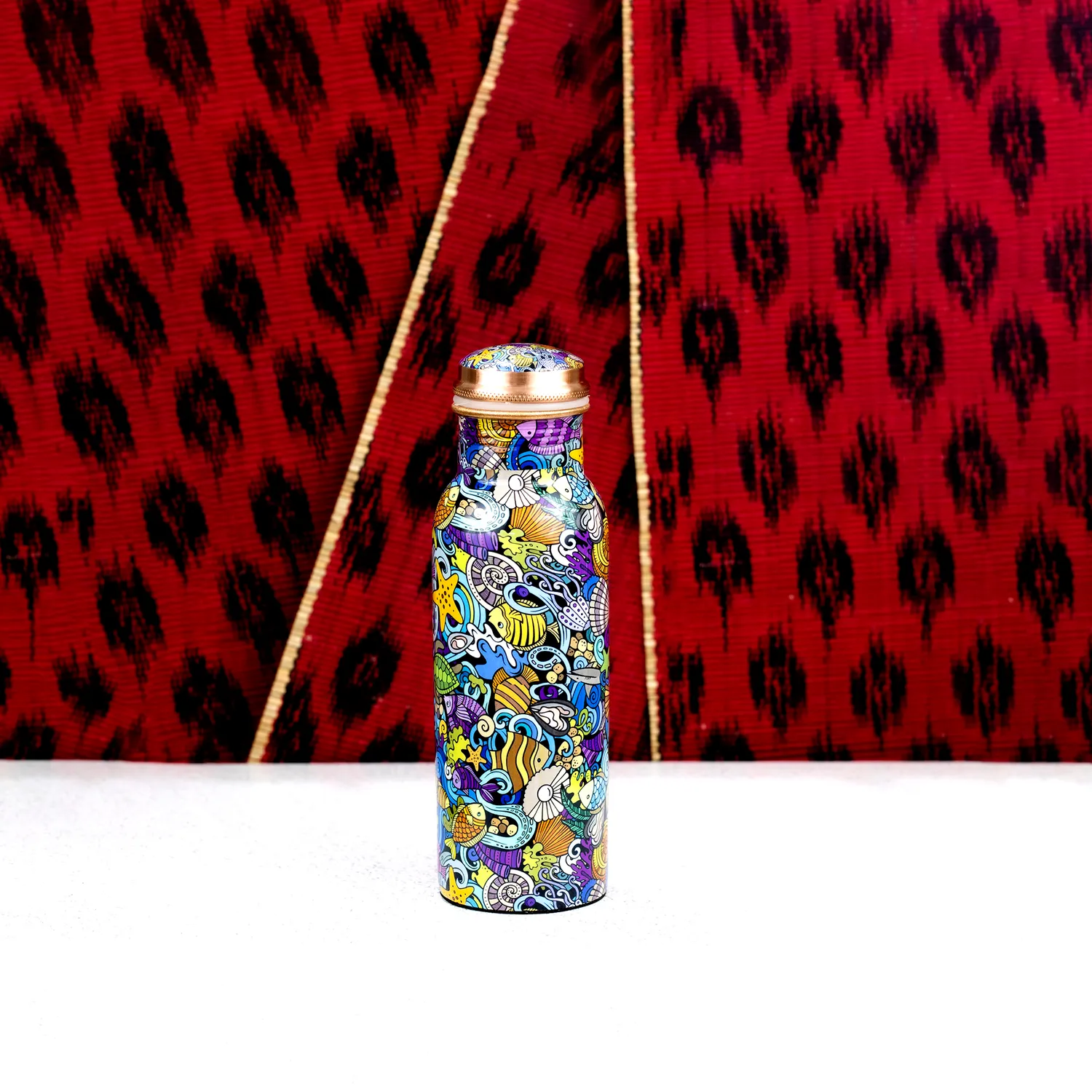 El'Cobre Fish kobberflaske 700ml print limited edition