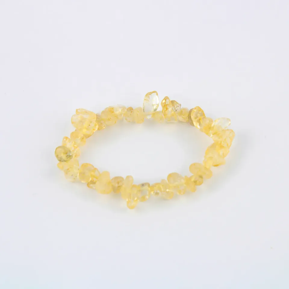 El'Cobre Citrine Crystal Chip armbånd citrin chips