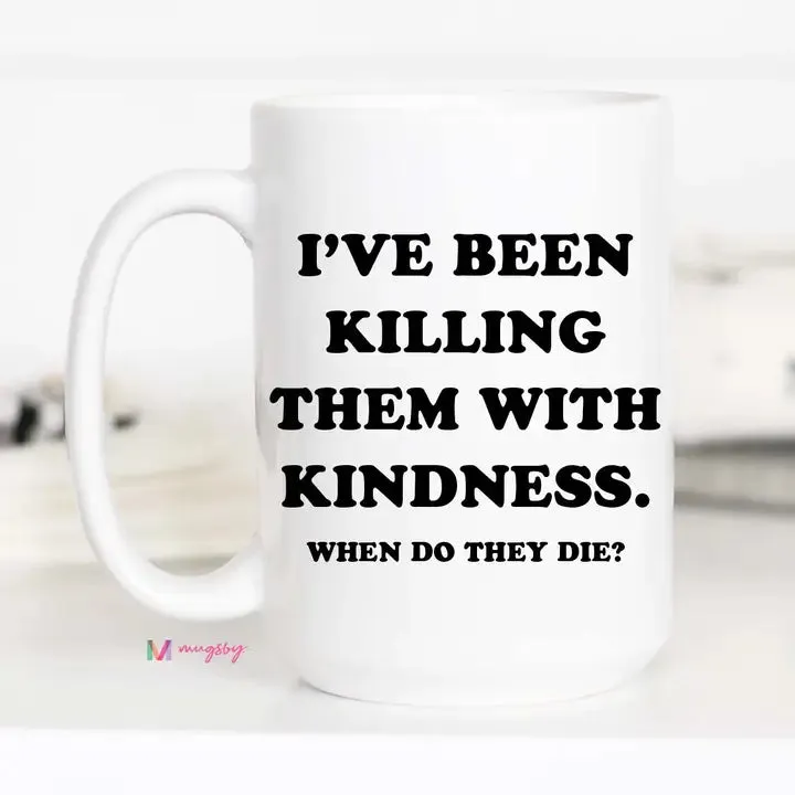 Mugsby Killing Them With Kindness kop cowgirl 325 ml
