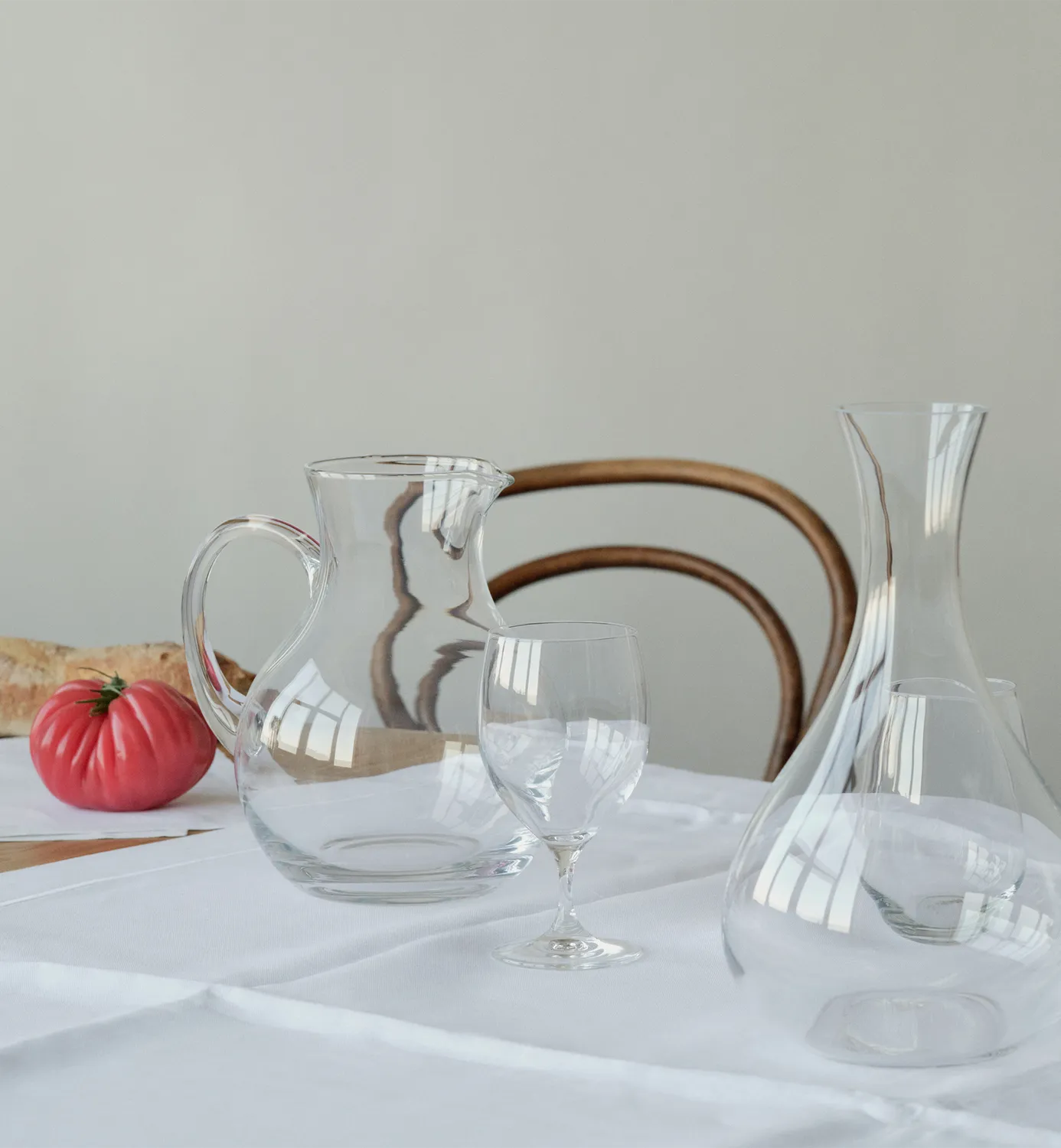 Krosno vinkaraffel glas 1600 ml klar