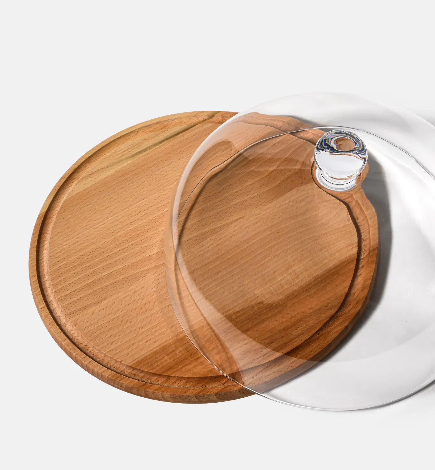 Krosno Glamour cloche 28,5 cm med træfad