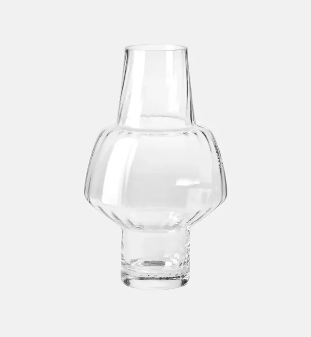 Krosno Muse vase 40 cm klar krystal bred