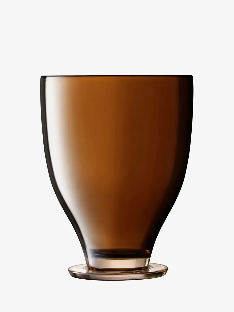 LSA Epoque champagnekøler ravfarvet glas iriserende