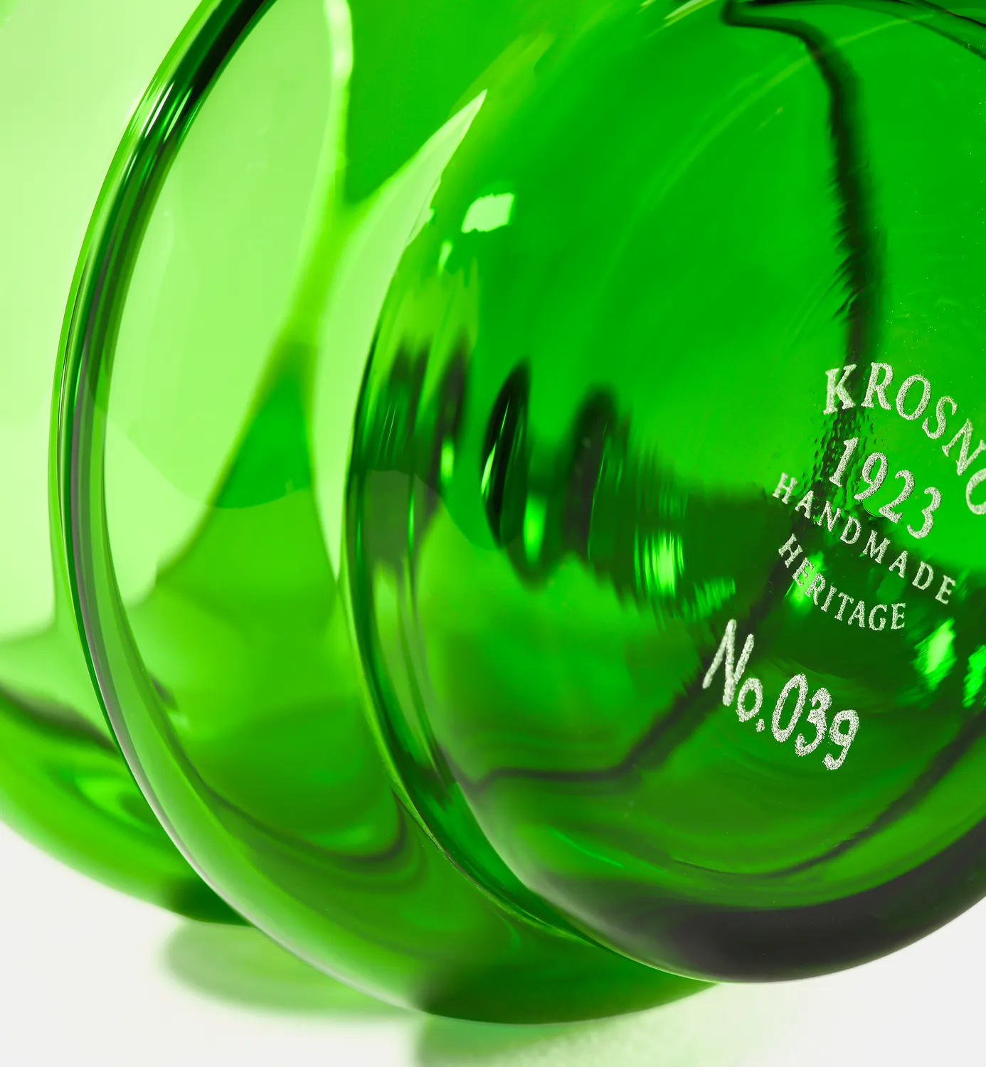 Krosno Double Bubble 1969 krystalkop 190 ml emerald