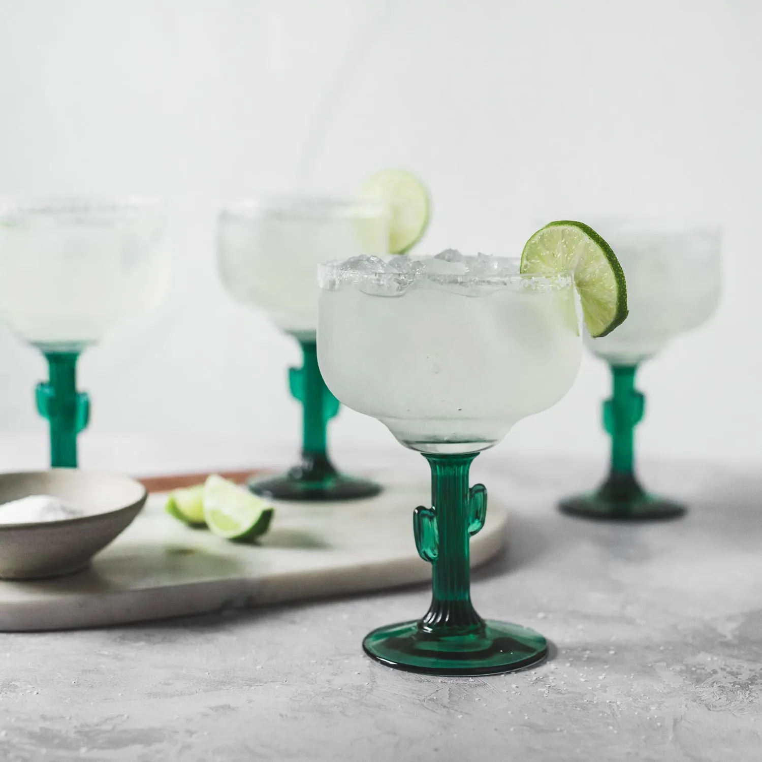 Libbey Cactus margaritaglas 4 stk grøn
