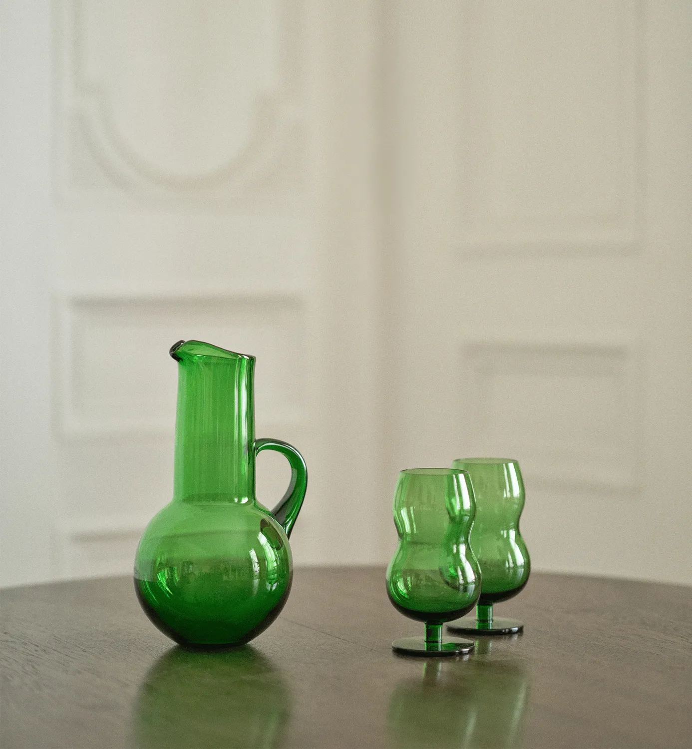 Krosno Bubble 1967 vandglas 350 ml smaragd