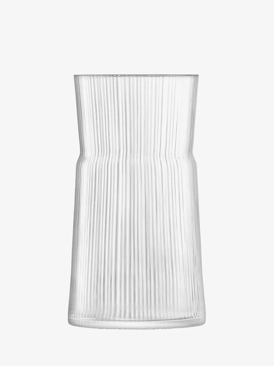 LSA Gio Line lanterne vase glas inkl. lys