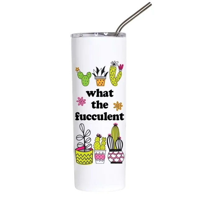 Mugsby What the Fucculent tumbler 591 ml retro