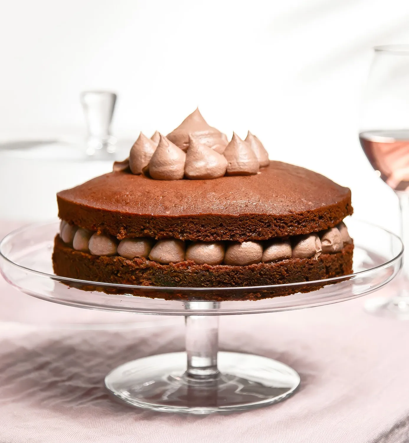 Krosno Glamour kagefad med kuppel 31,5 cm