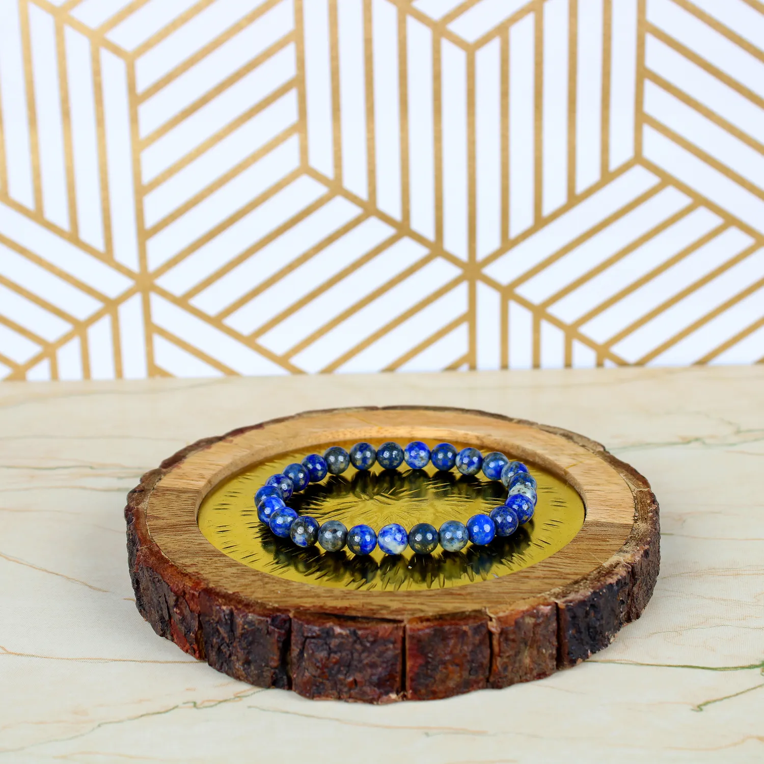 El'Cobre Sodalite krystalarmbånd 8 mm