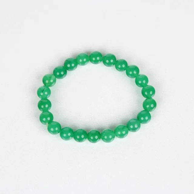 El'Cobre Green Aventurine krystalarmbånd 8mm grøn