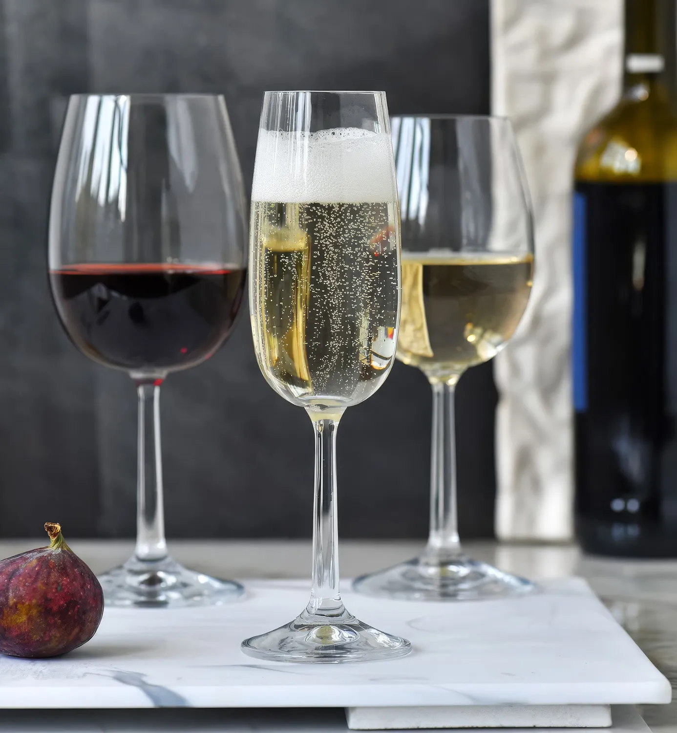Krosno Pure champagneglas 175 ml højt