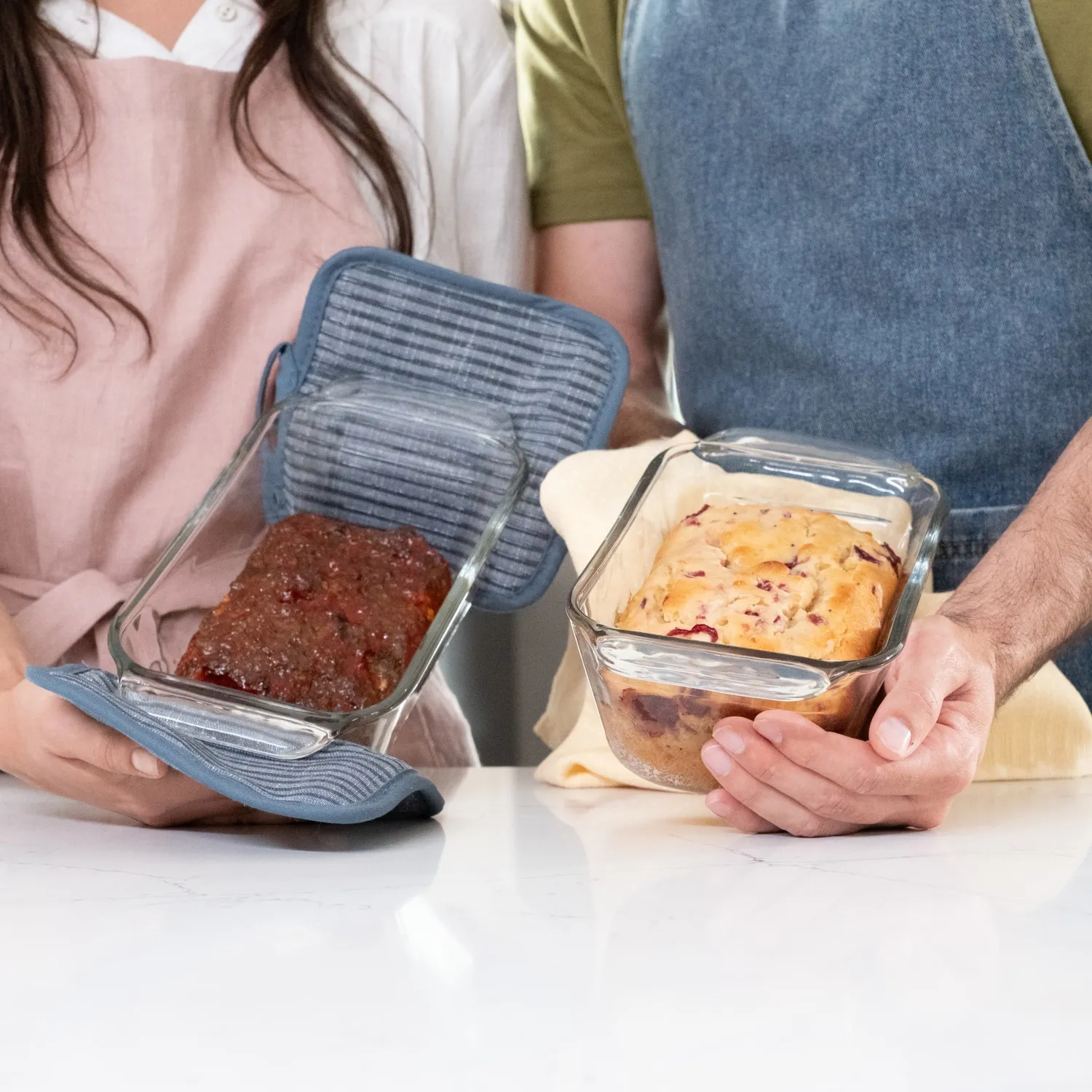 Libbey Baker's Premium brødform glas sæt 2 stor