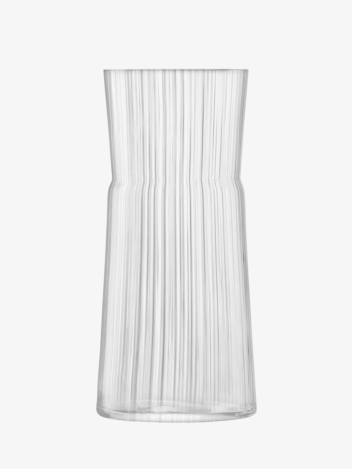 LSA Gio lanterne vase glas riflet med lys