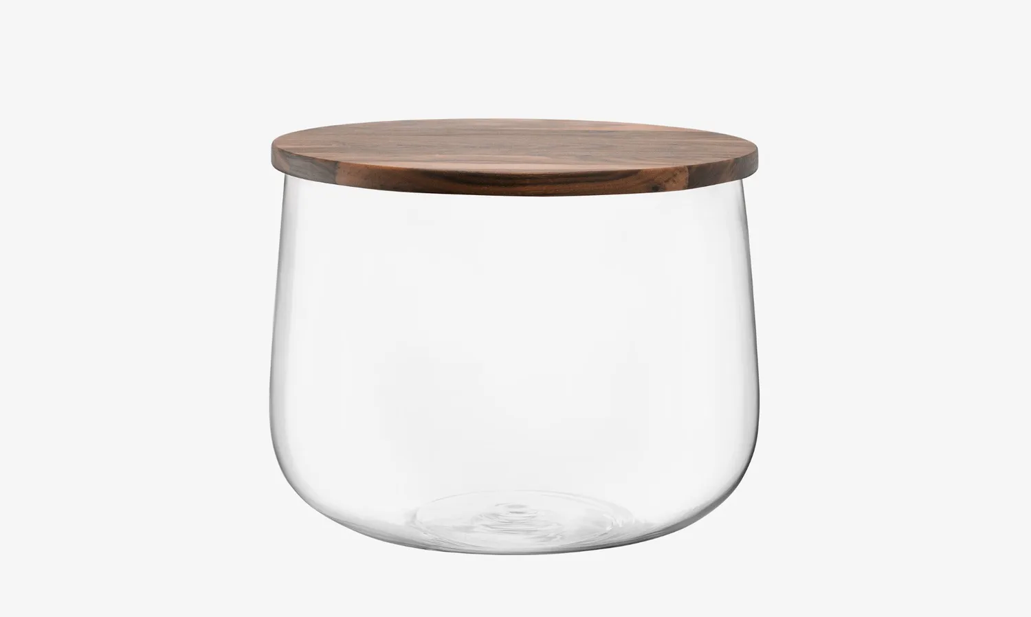 LSA City skål med valnødlåg glas servering