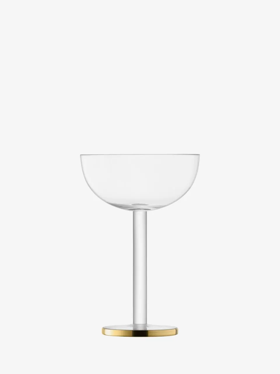 LSA Luca coupeglas 2 stk mundblæst glas med guldbånd