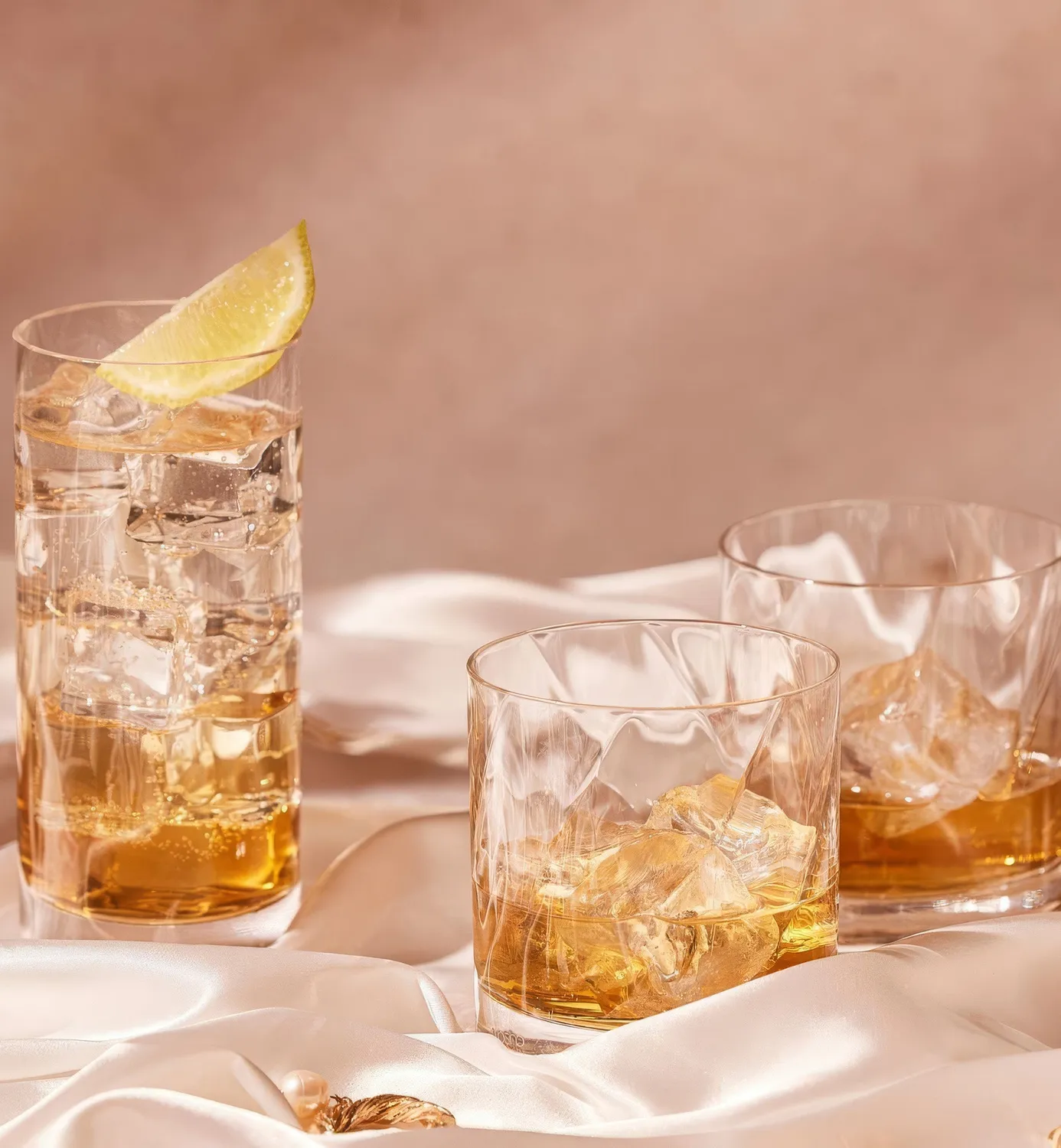 Krosno whiskyglas 320 ml riflet tumbler