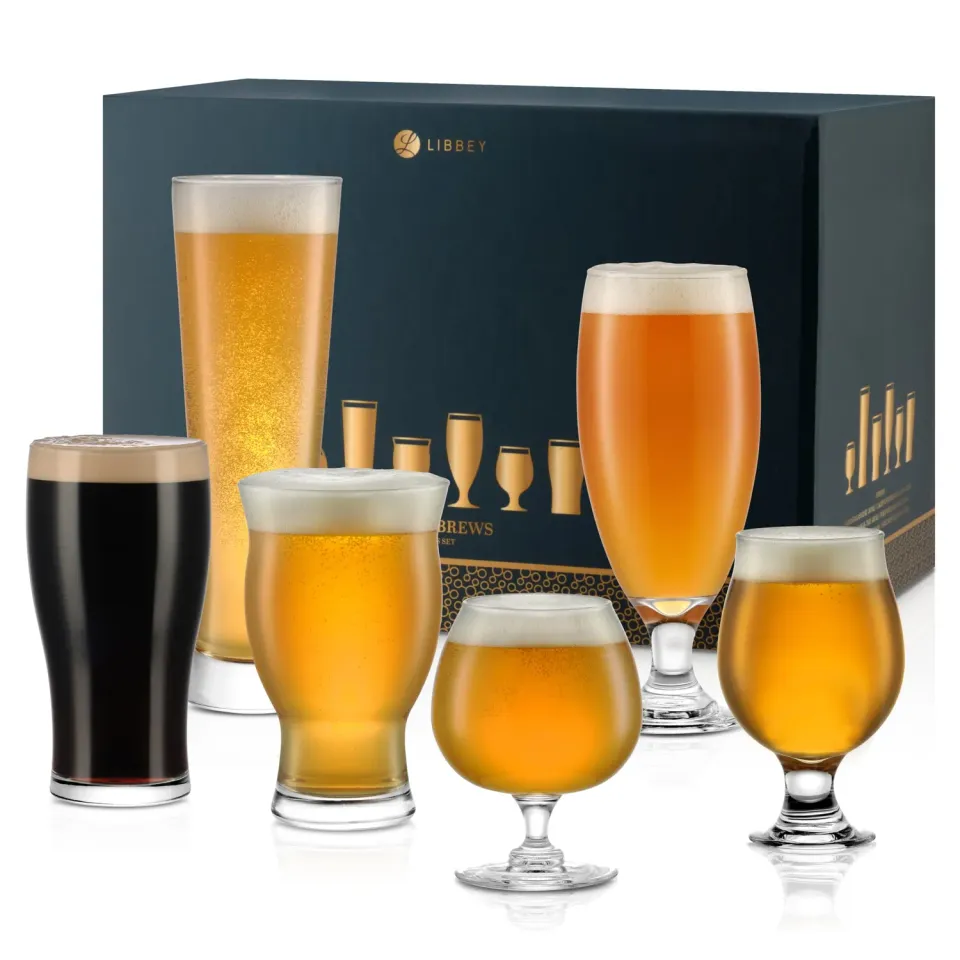 Libbey Craft Brews ølglas 6 stk gaveæske klar