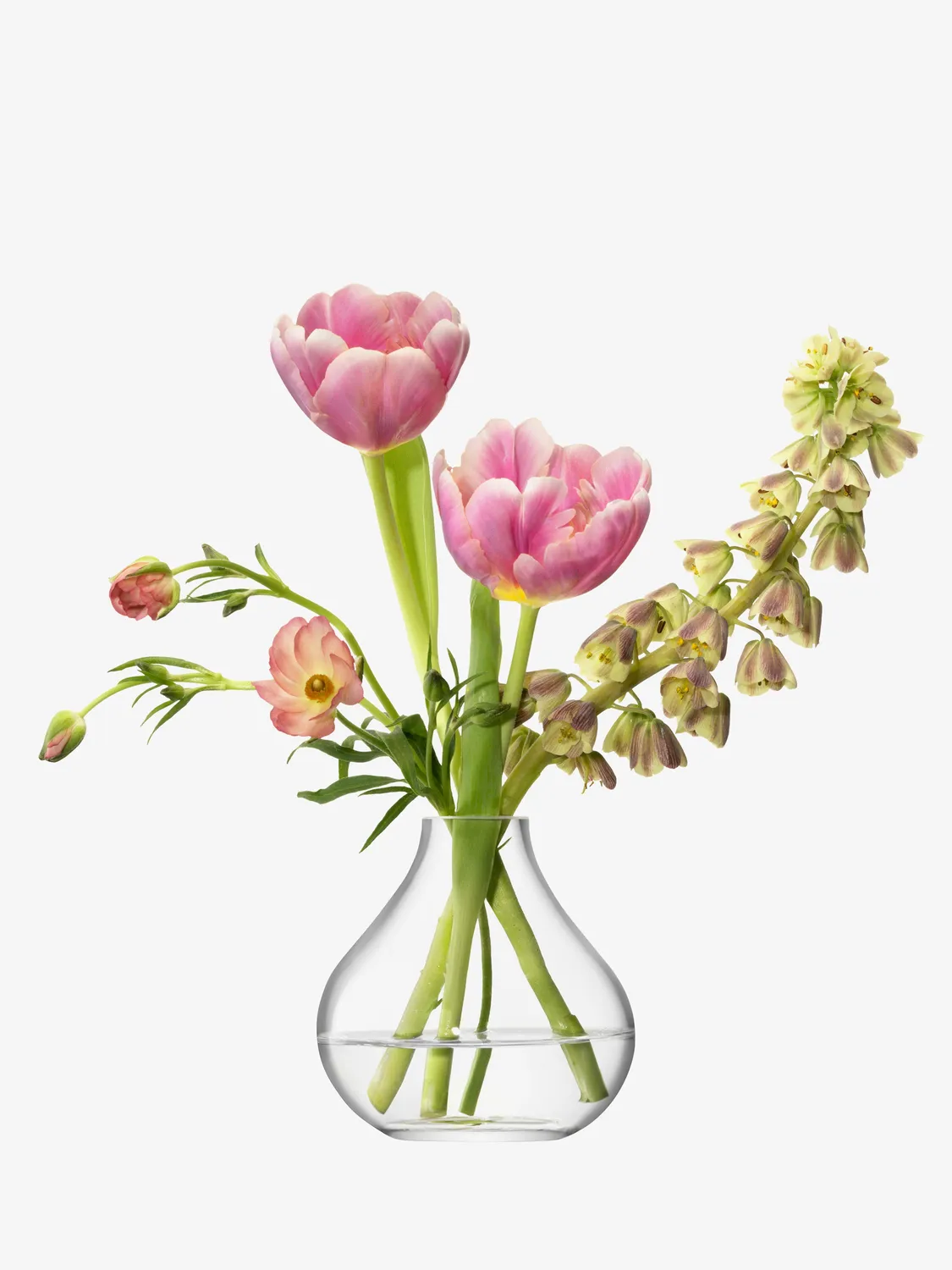LSA Sprig vase mundblæst glas til enkelt blomst