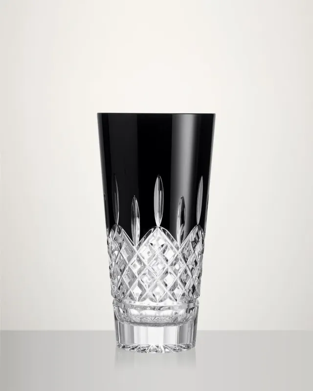 Waterford Lismore Black vase sort krystal 30 cm