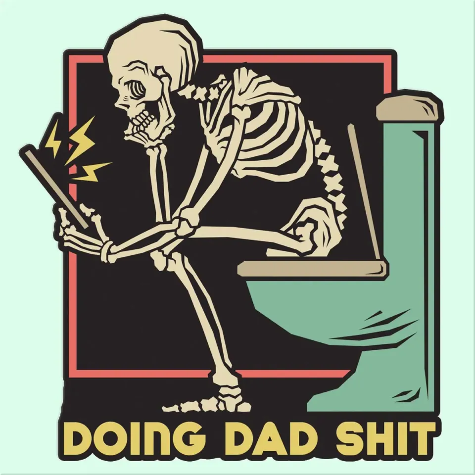 Mugsby Doing Dad Shit klistermærke vinyl far
