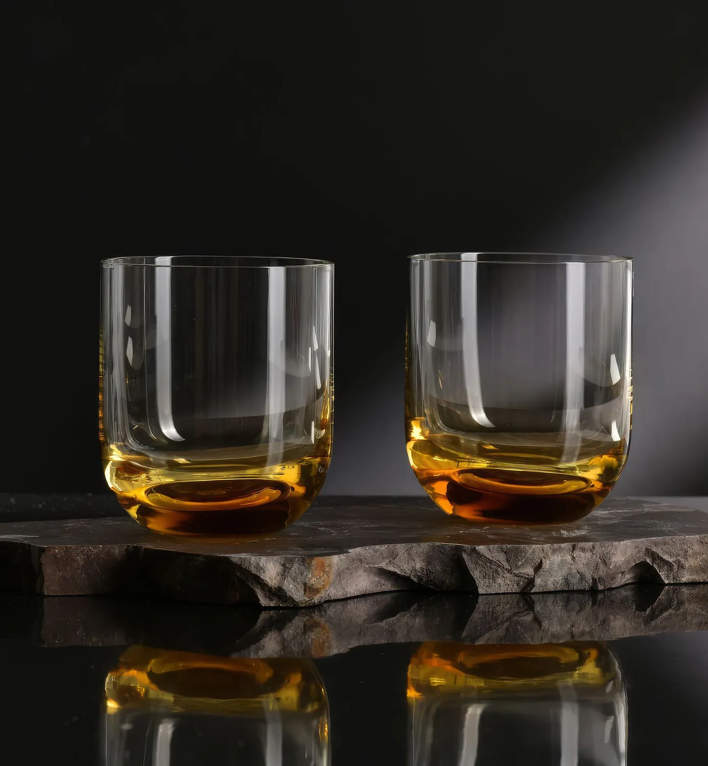 Krosno Sunset tumbler glas 360 ml amber