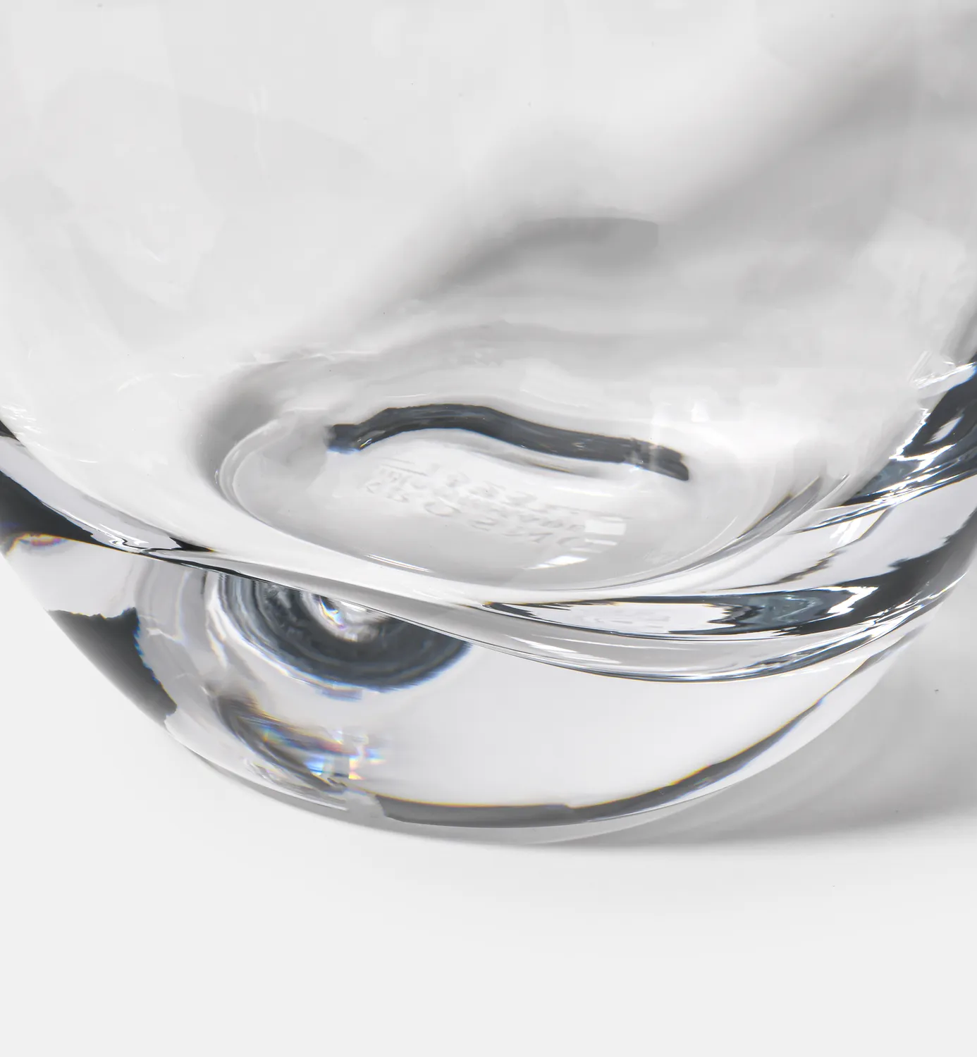 Krosno Flow vase 28 cm klar krystal