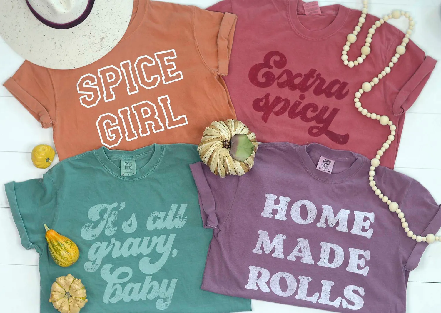 Mugsby Homemade Rolls T-shirt sjov bomuldsbluse