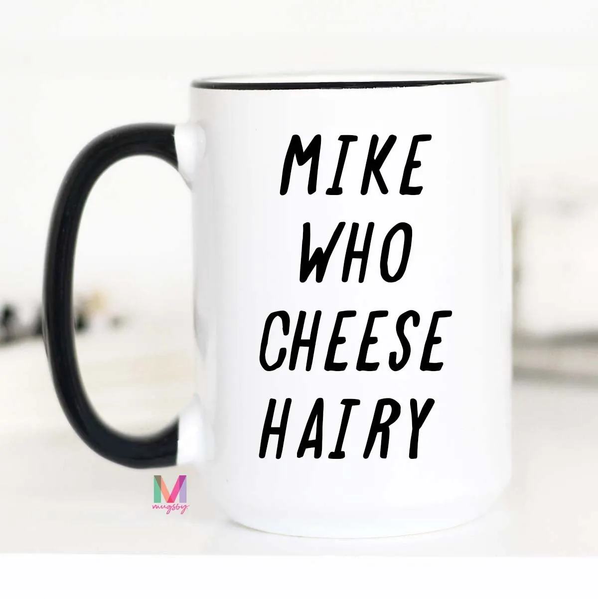 Mugsby Mike Who Cheese Hairy kaffekrus 325 ml sjov