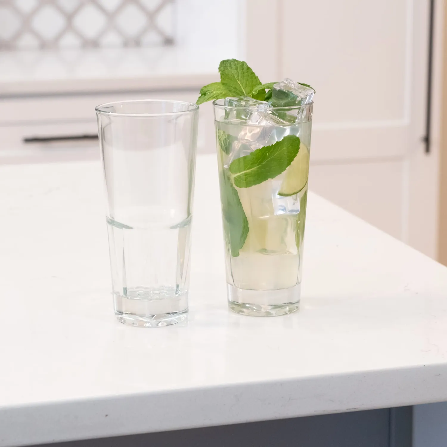 Libbey Bellevue drikkeglas 400 ml sæt 4 stablebare