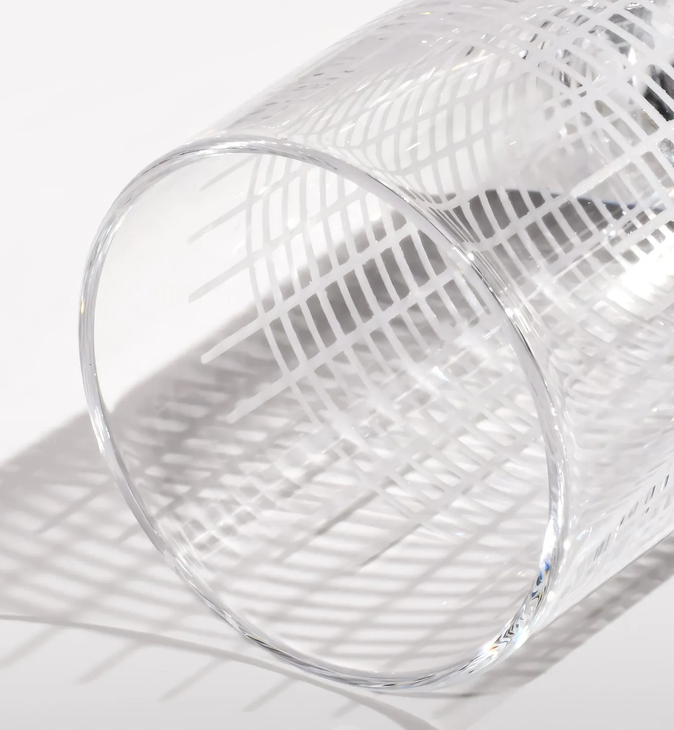 Krosno Mesh Saga snapsglas 35 ml slebet