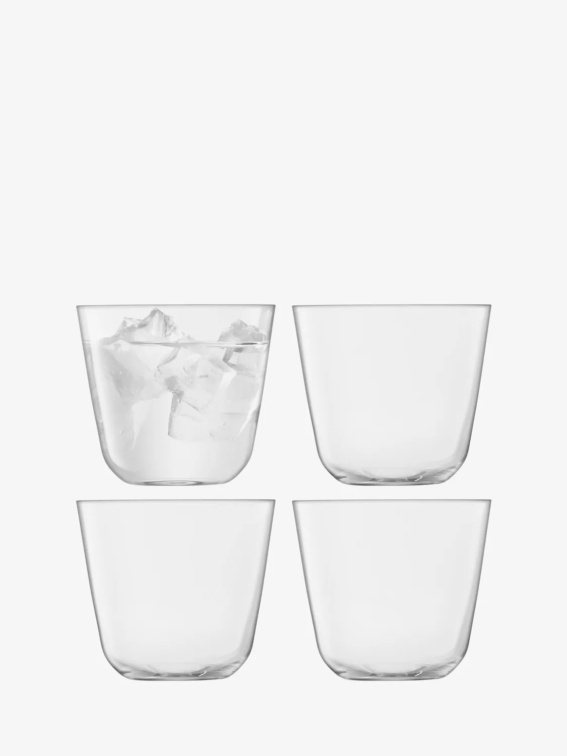 LSA Arc tumbler glas 4 stk klart til vin og vand