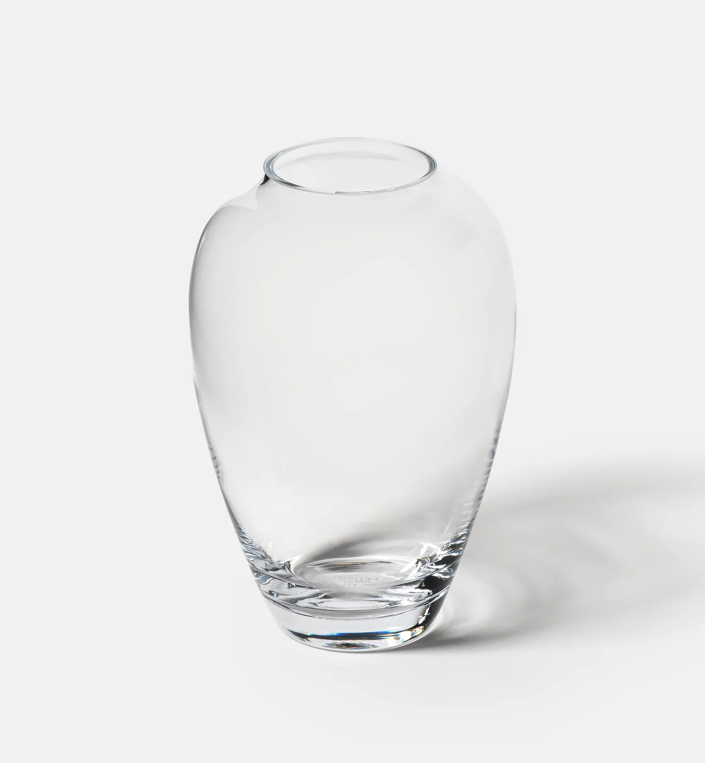Krosno Gemstone vase 25 cm klart glas