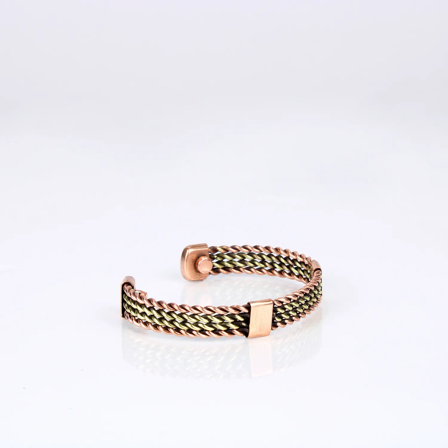 El'Cobre Design 24 kobberarmbånd let med æske