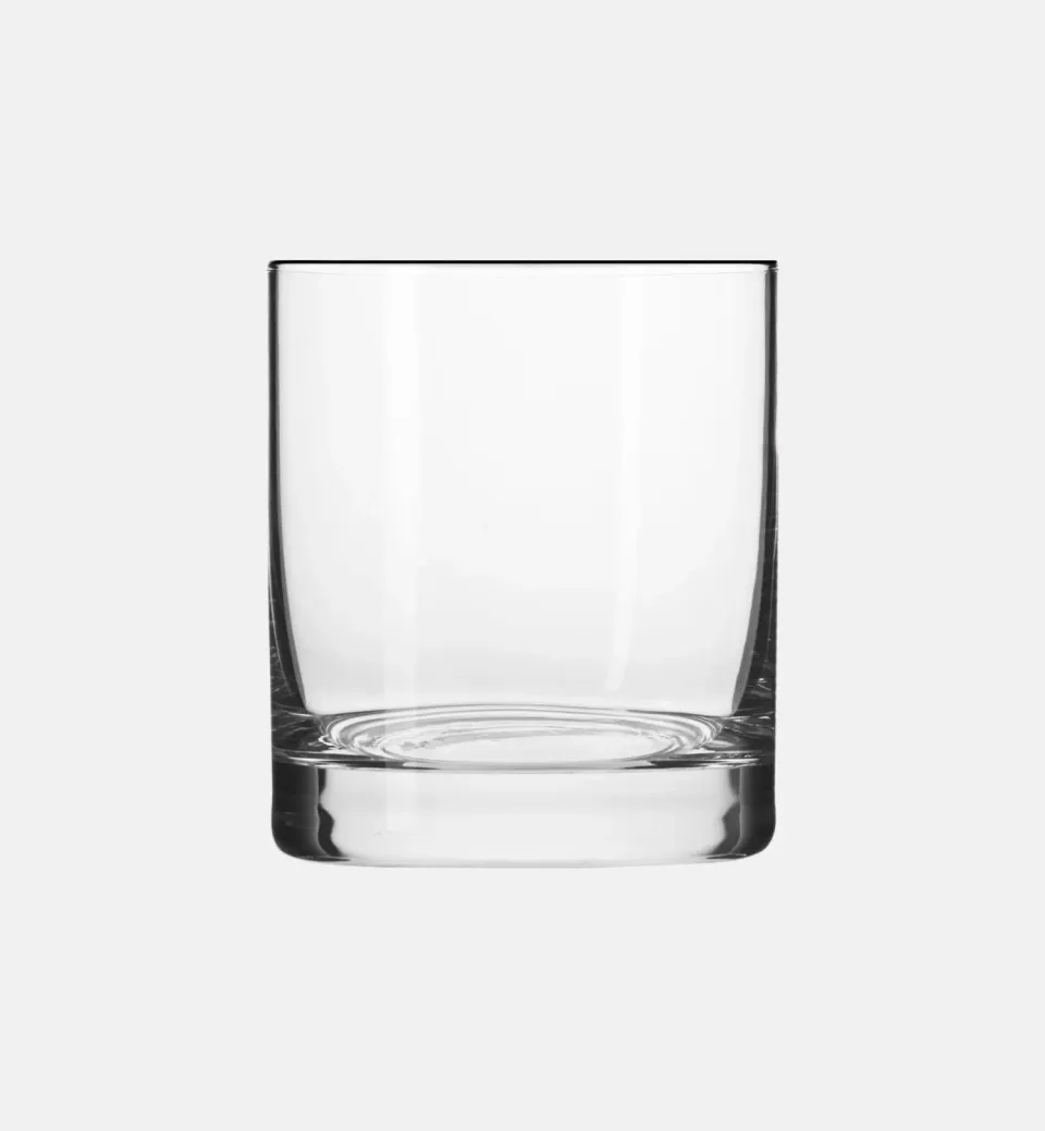 Krosno Basic whiskyglas 270 ml klar 6 stk