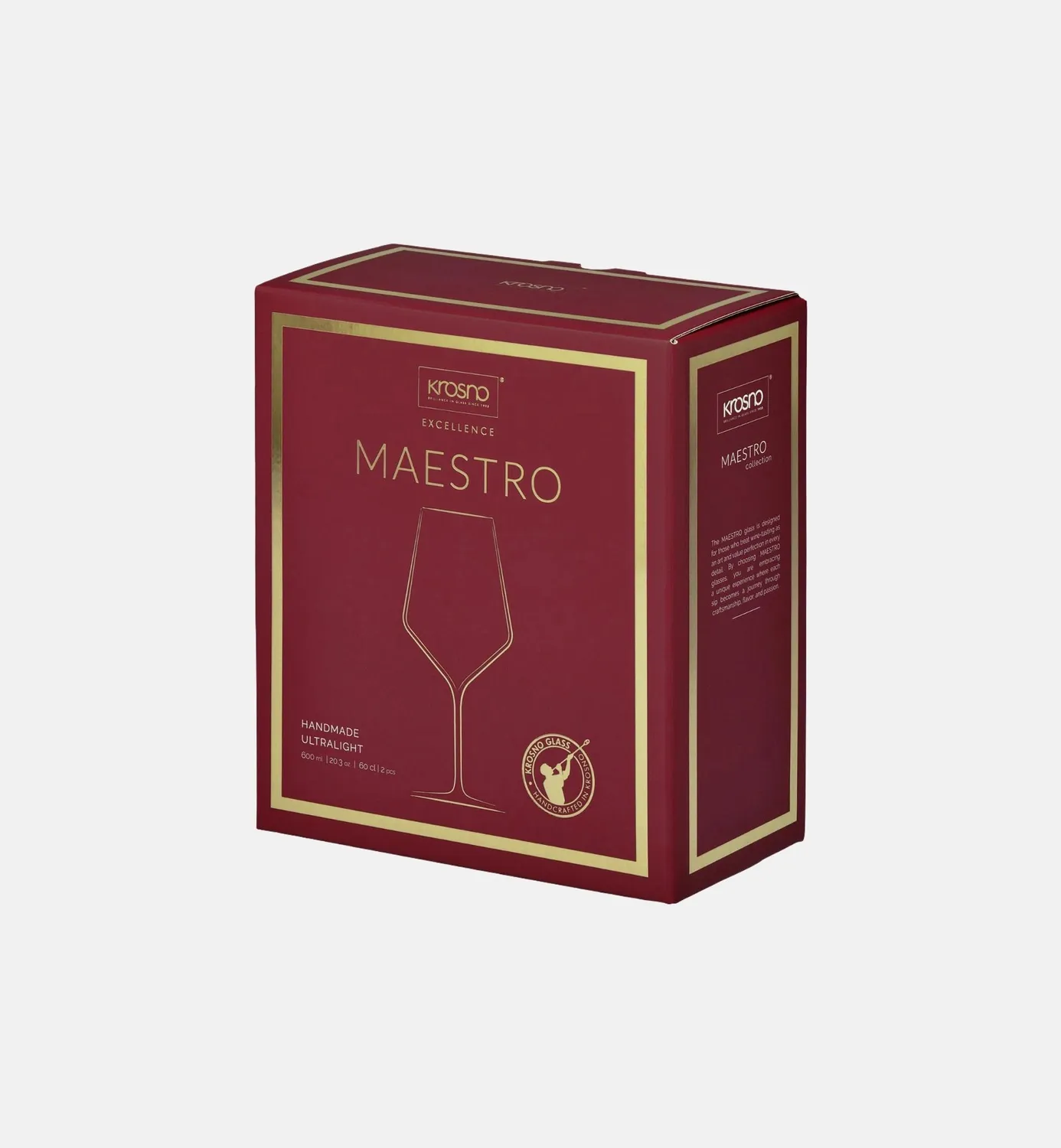 Krosno Maestro vinglas 600 ml krystal