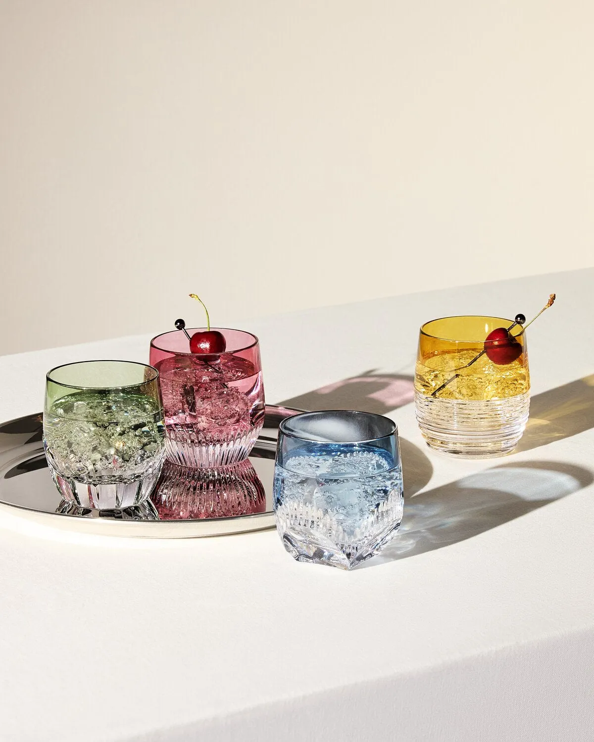 Waterford Mixology tumblerglas sæt 4 farvede