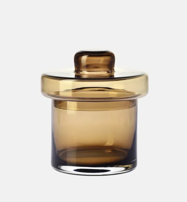 Krosno Bronzite krukke med låg 21,5 cm