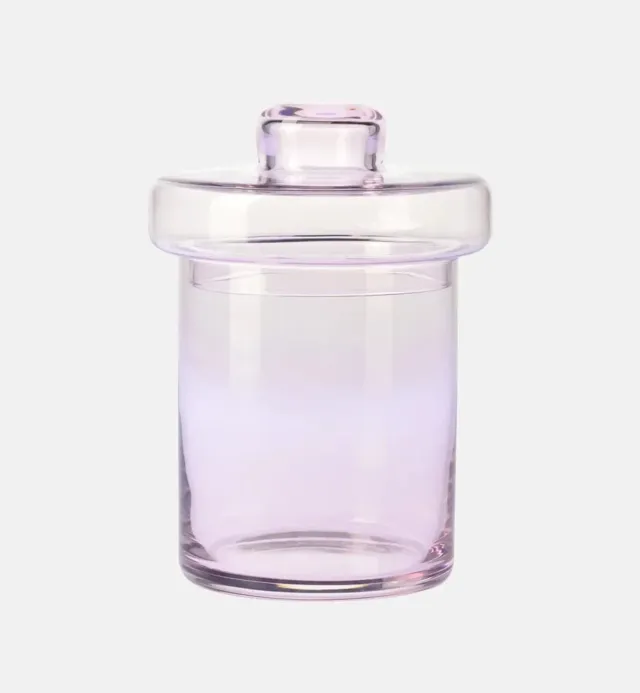 Krosno Gemstone krukke med låg rosa 27 cm
