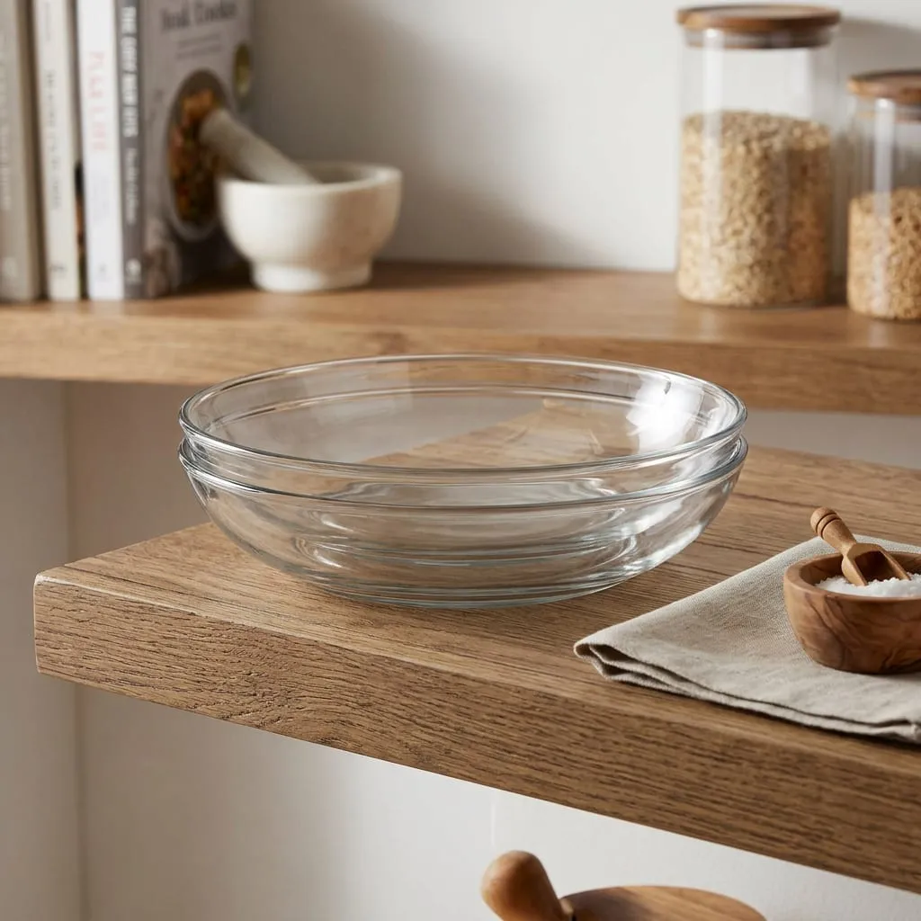 Libbey Selene serveringsskål glas 2 stk stor