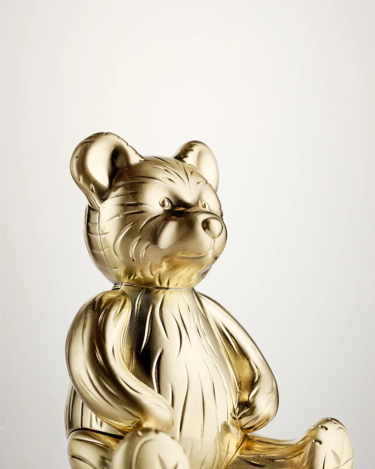Waterford Standing Teddy julebamse guld stående