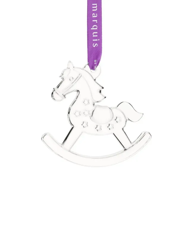 Waterford Marquis Gyngehest ornament krystal