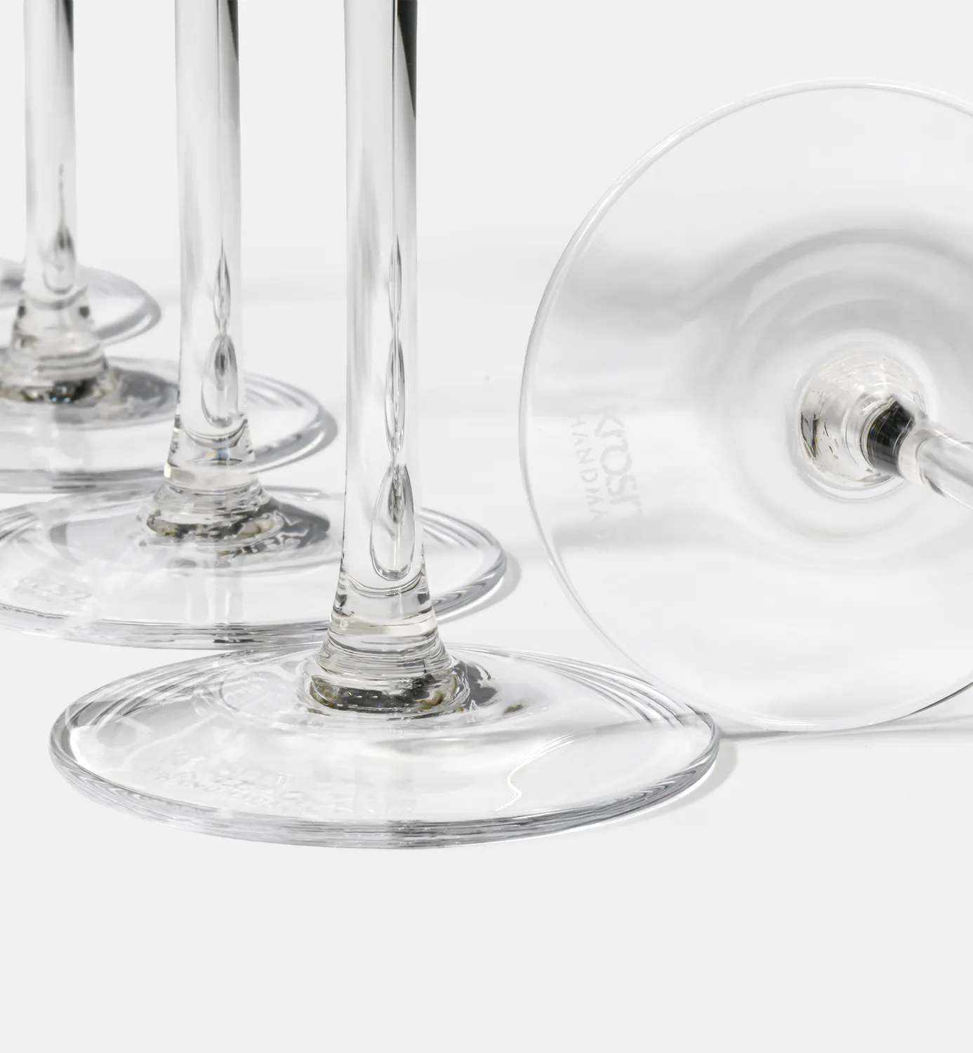 Krosno hvidvinsglas 270 ml riflet krystal