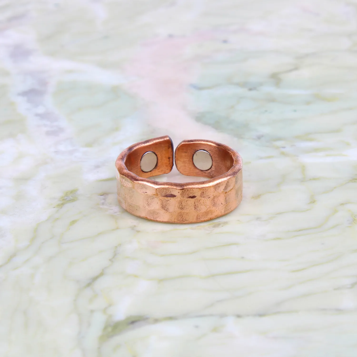El'Cobre Design 16 kobberring justerbar ren kobber